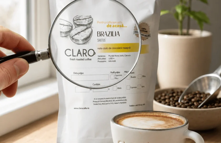 Explicare eticheta punga cafea