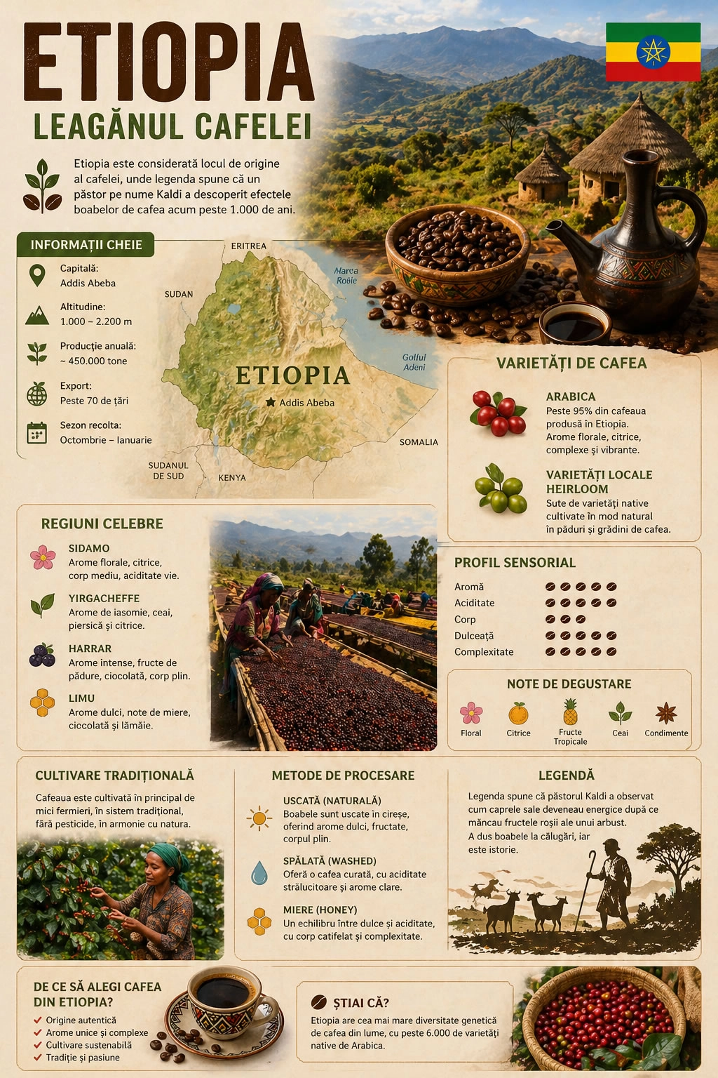 cafea de specialitate din etiopia