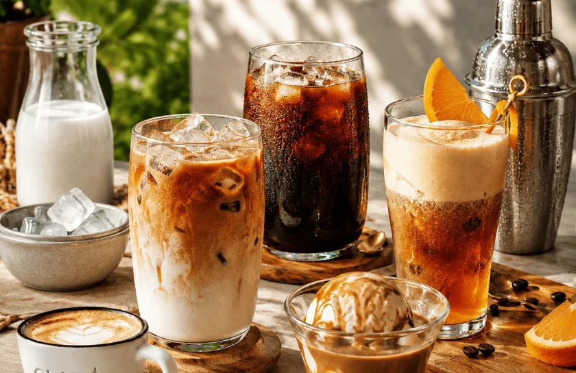 băuturi reci cu cafea