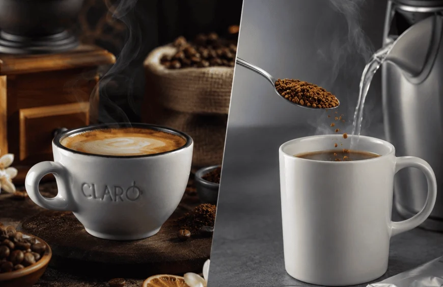 Gustul cafea specialitate vs. cafea instant