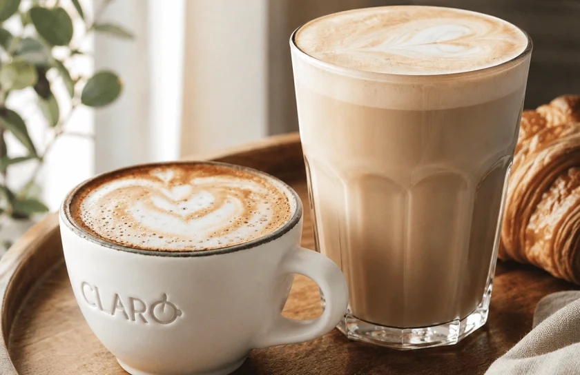 diferente cappuccino latte