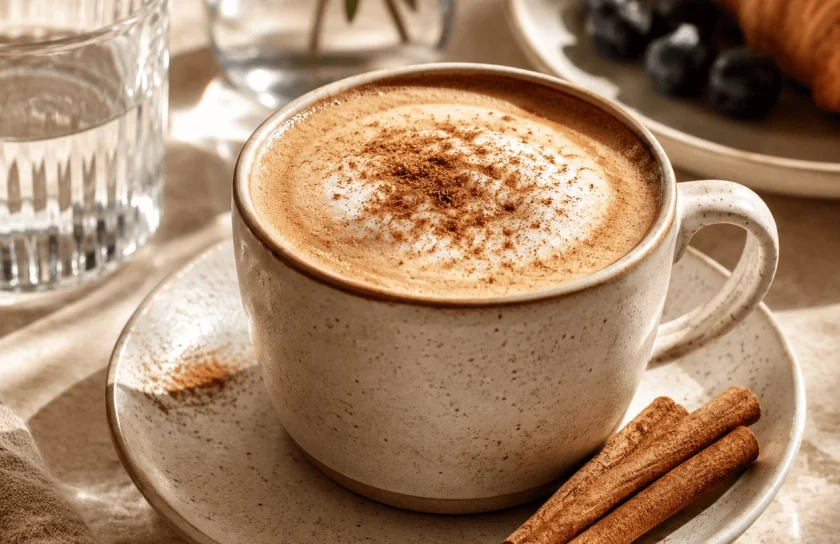 scorțișoară în cafea