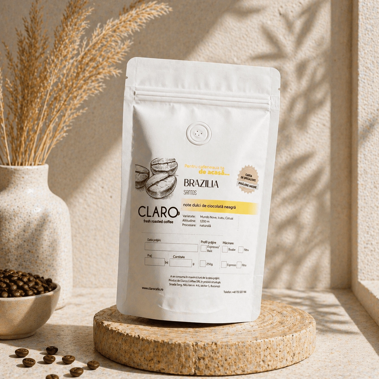 Brazilia Santos - Cafea de Origine