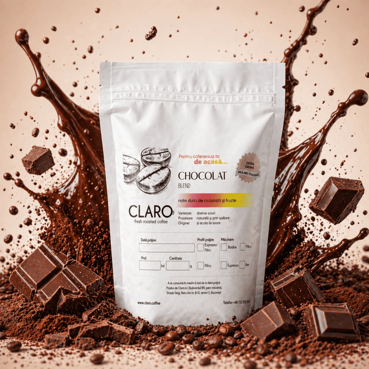 chocolat blend b clarocafe