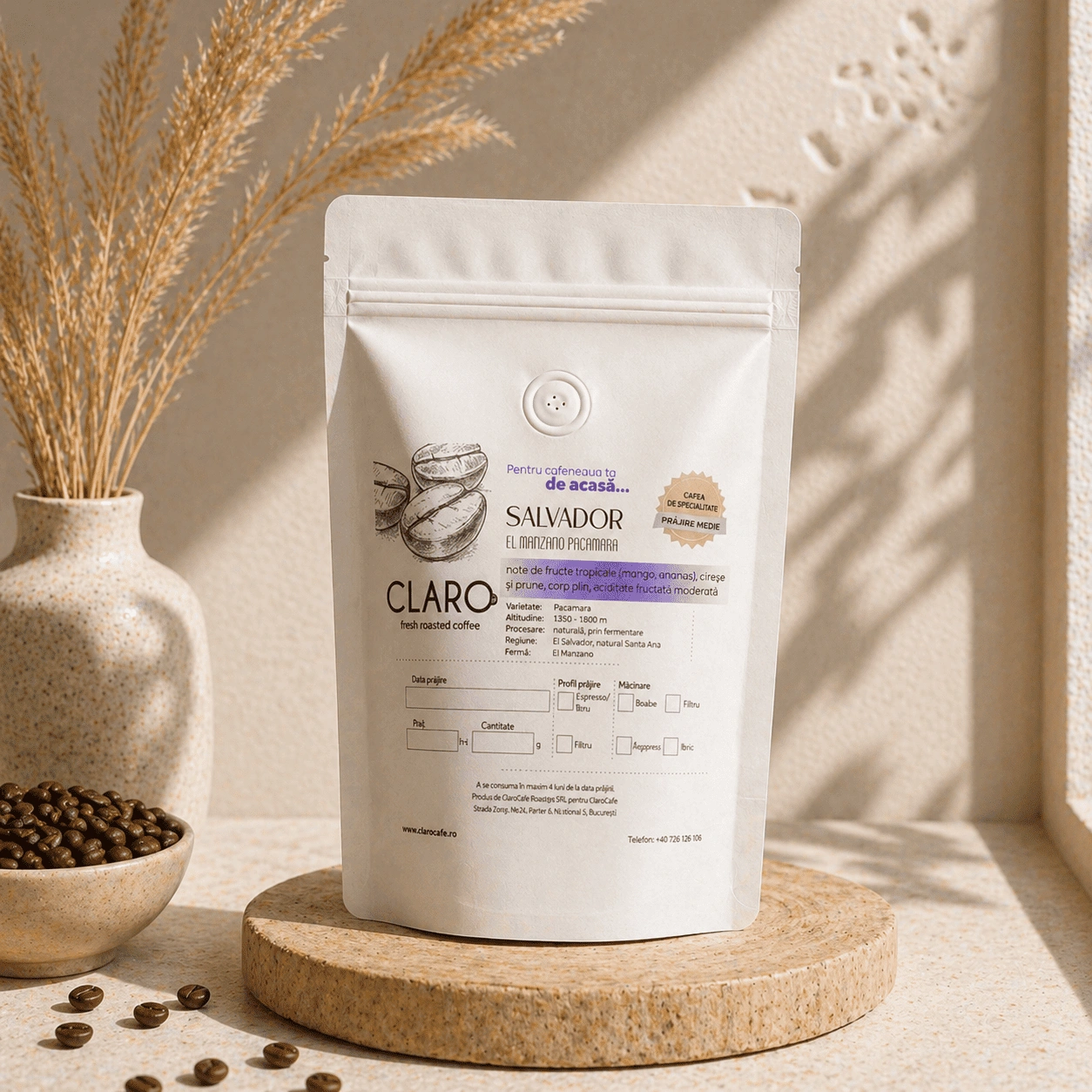 El Salvador El Manzano – Pacamara - Cafea de Specialitate