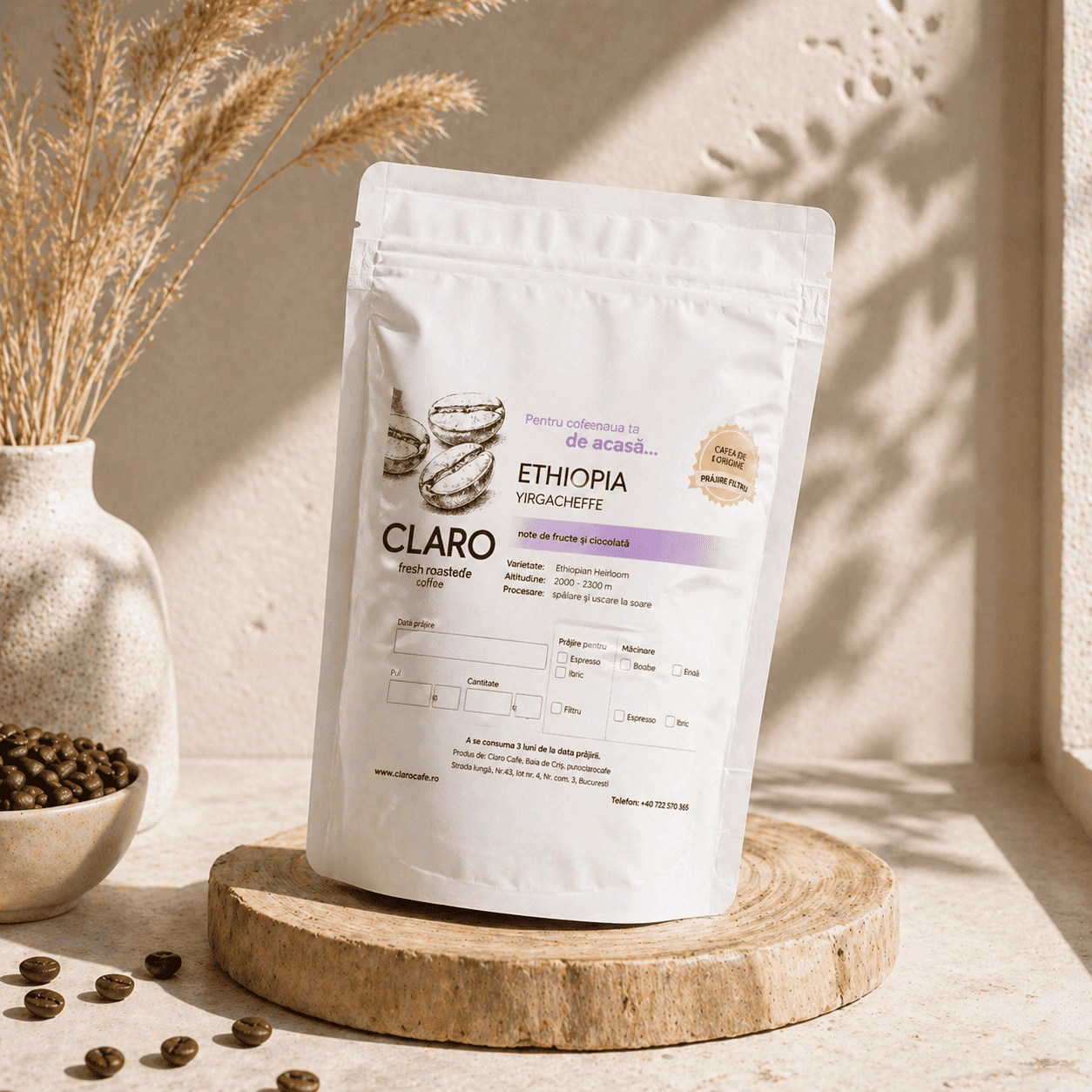 Ethiopia Yirgacheffe - Cafea de Origine