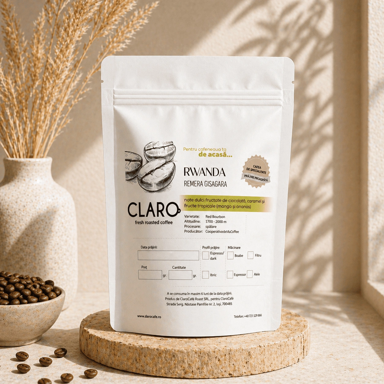 Rwanda Remera Gisagara - Cafea de Specialitate