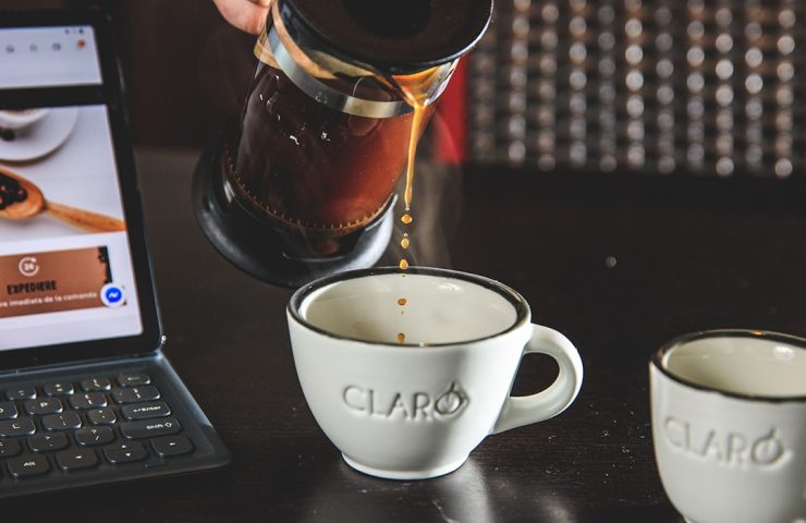 cafea french press