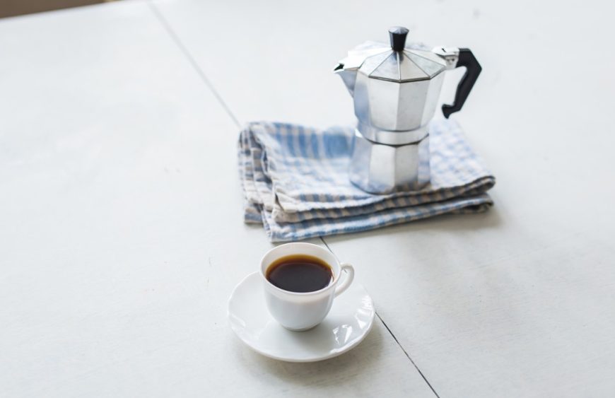 cum sa faci o cafea la moka pot