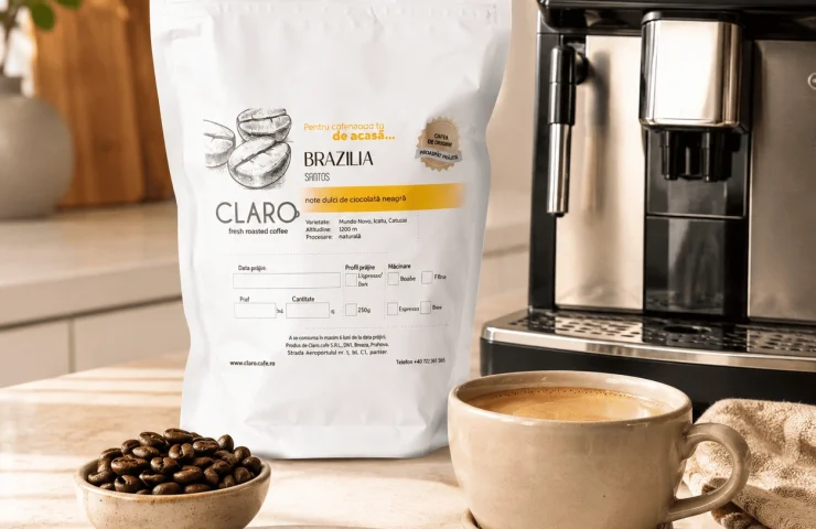 Cafea de origine Brazilia Santos Automatico review complet