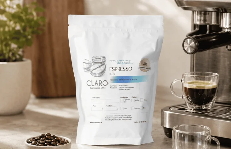 Cafea proaspăt prăjita potrivită pentru espresso acasă