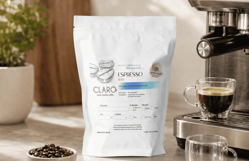 Cafea proaspăt prăjita potrivită pentru espresso acasă