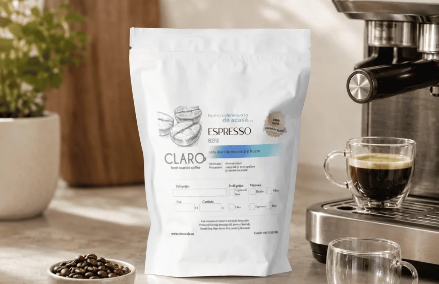 Cafea proaspăt prăjita potrivită pentru espresso acasă