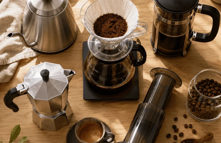 Ce metodă de preparare cafea mai bună acasă