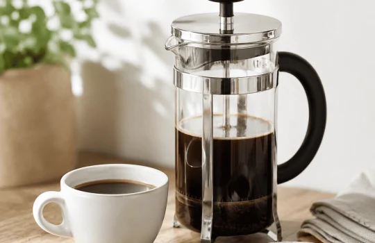 Checklist preparare cafea la French Press
