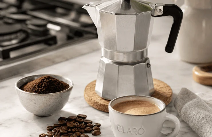 Checklist preparare cafea la mokapot