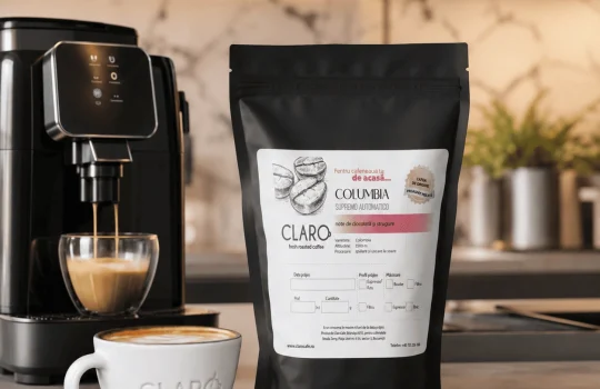 Cafea de origine Columbia Supremo Automatico review complet