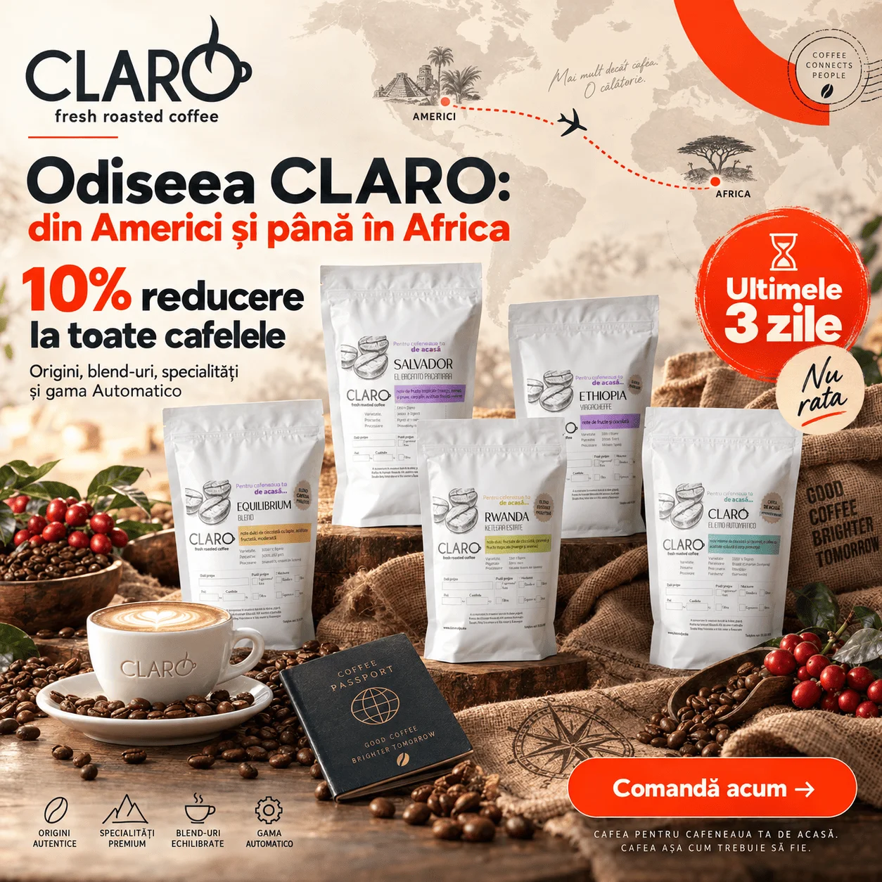 CLARO scarcity 3 septembrie