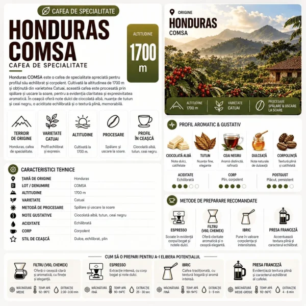 Honduras Comsa - Cafea de Specialitate