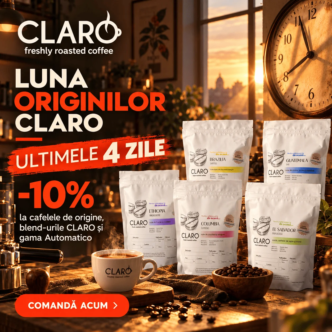 CLARO scarcity 4 octombrie