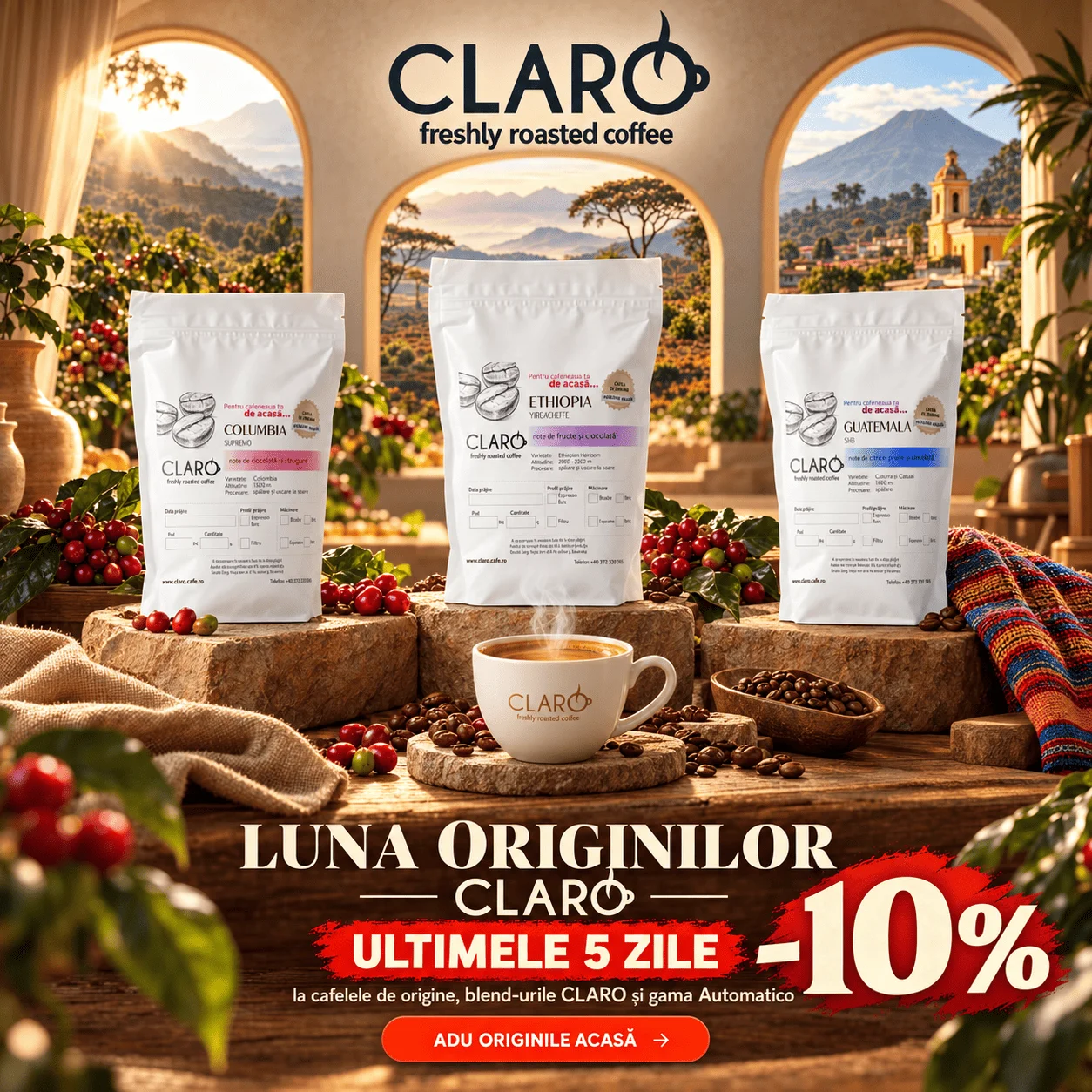 CLARO scarcity 5 octombrie