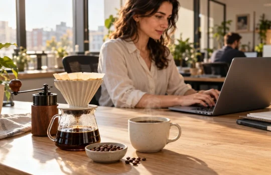 cafeaua de specialitate si eficienta la birou